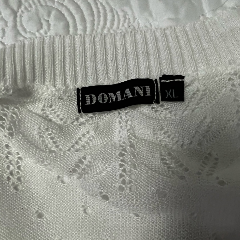 White cardigan/cover